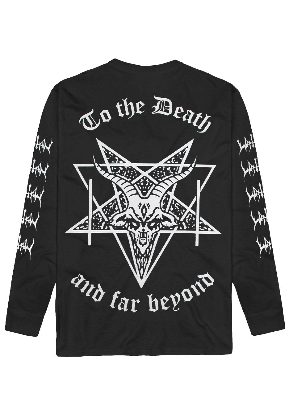 Watain Baphomet maglia manica lunga nera black metal
