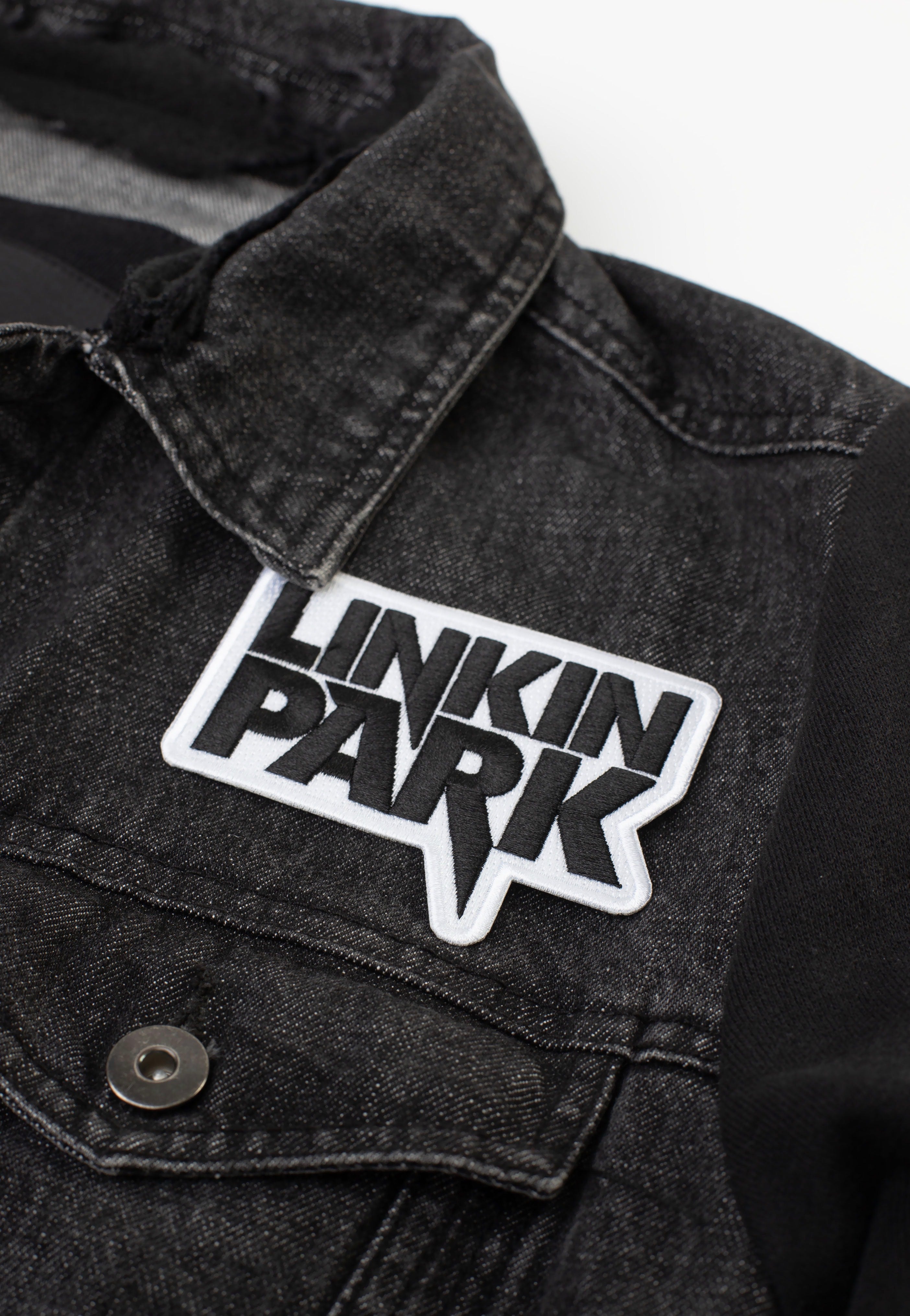 Linkin Park Black Logo patch toppa onesize