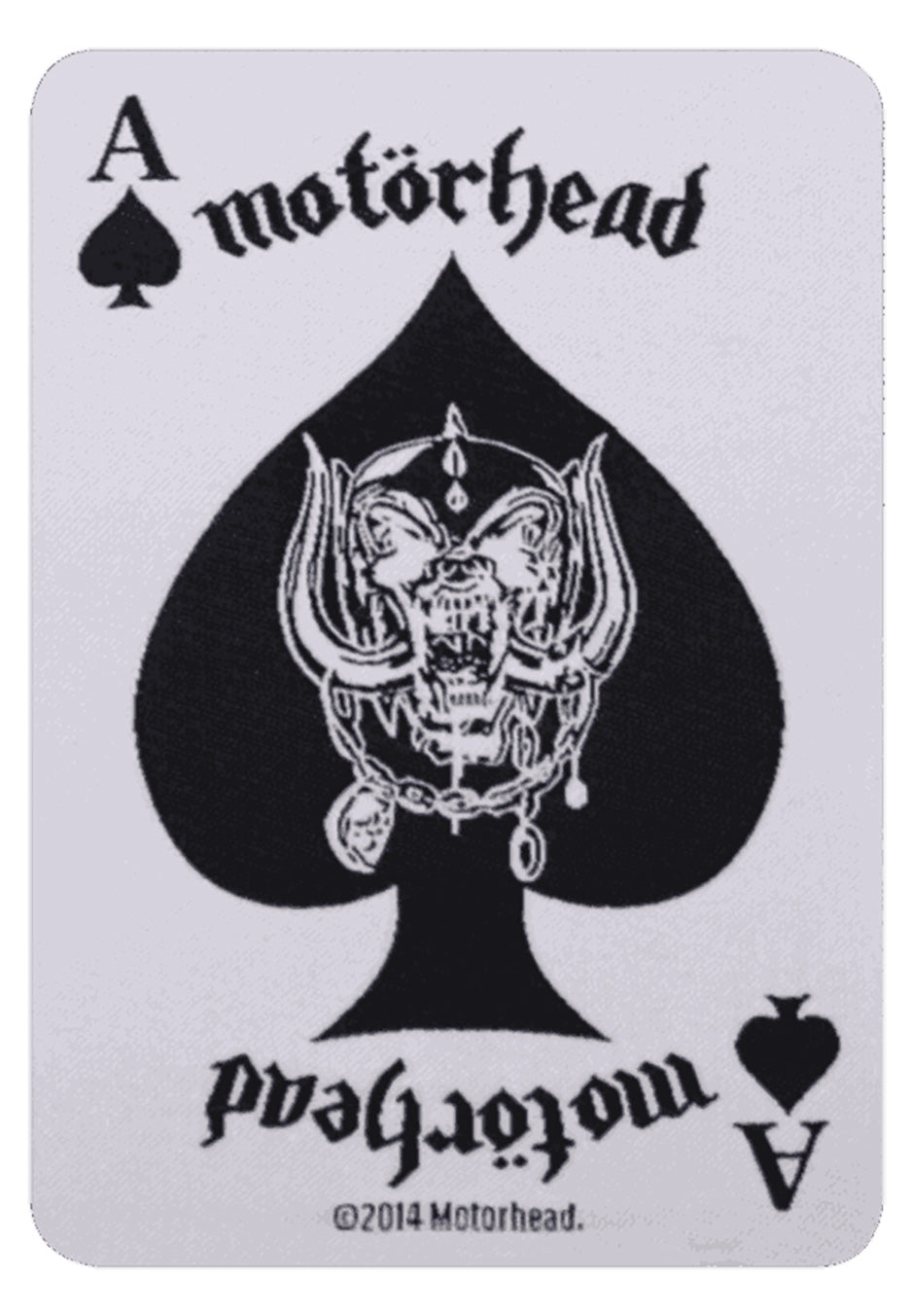 Motörhead Ace Of Spades Card toppa bianca onesize