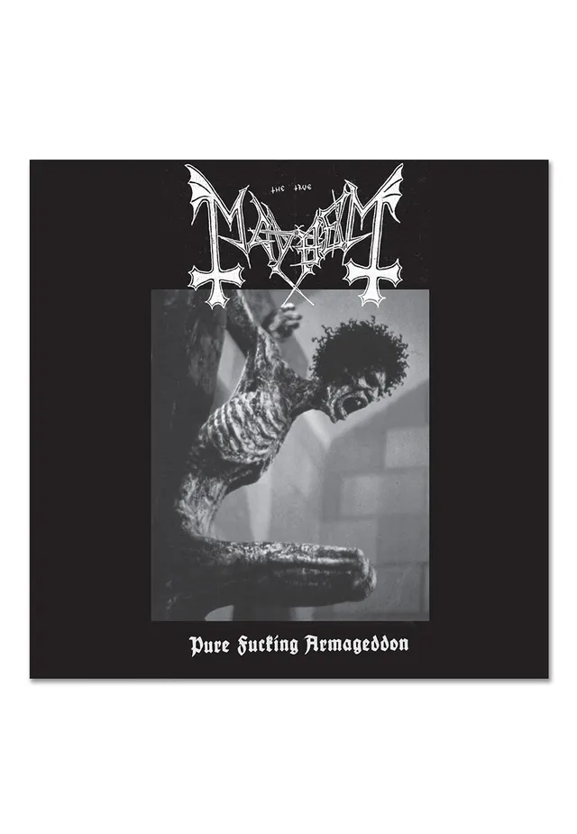 Mayhem Pure Fucking Armageddon CD Demo Black Metal