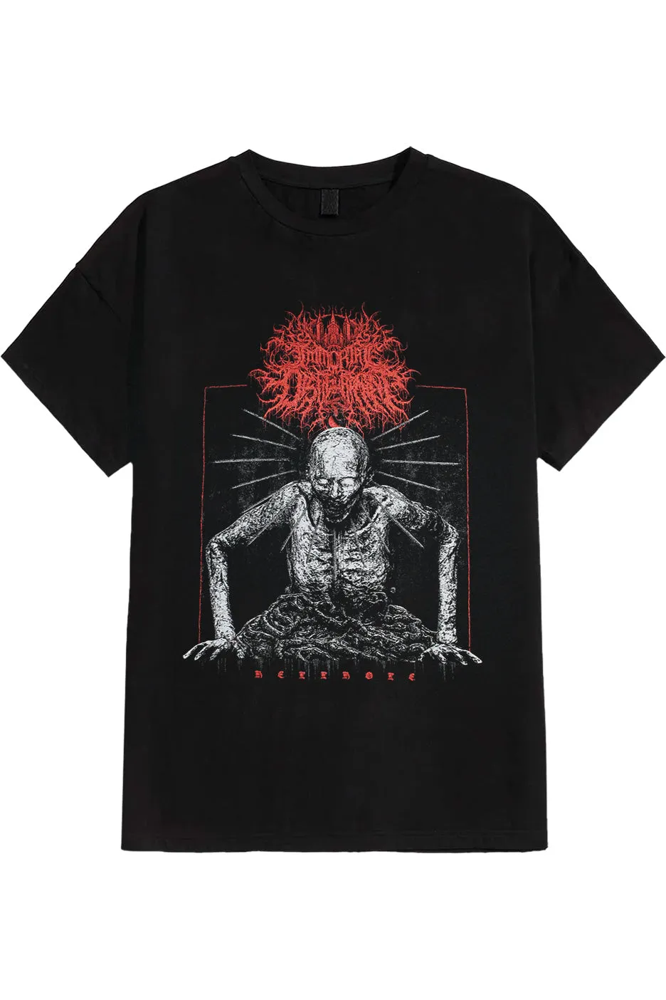 Immortal Disfigurement Mold T-Shirt maglietta nera
