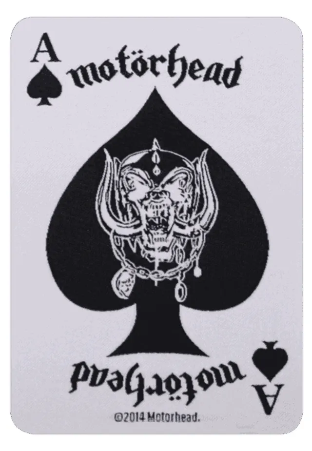 Motörhead Ace Of Spades Card toppa bianca onesize