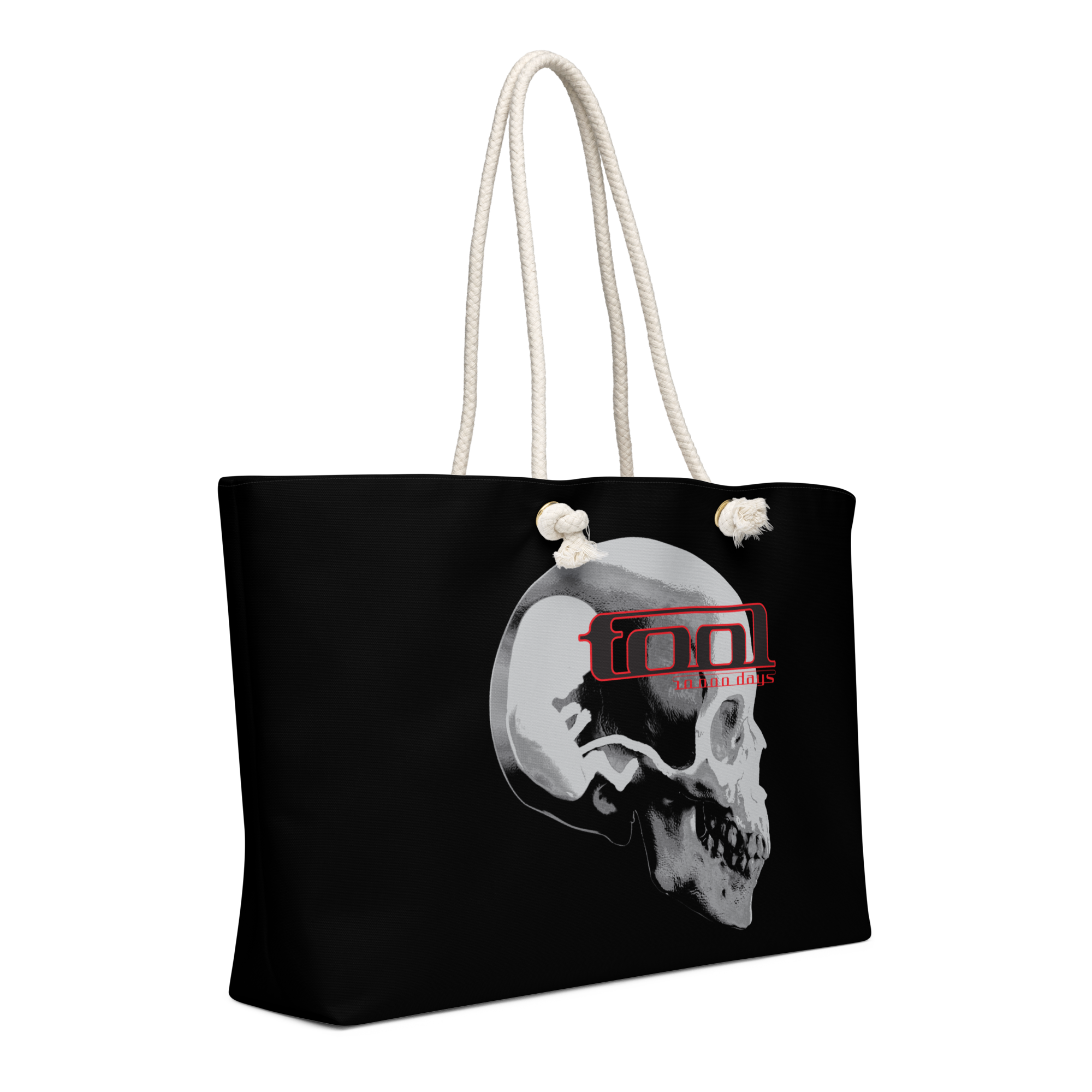 Tool Fetus In Skull Borsa Weekend 60x33 cm Beige