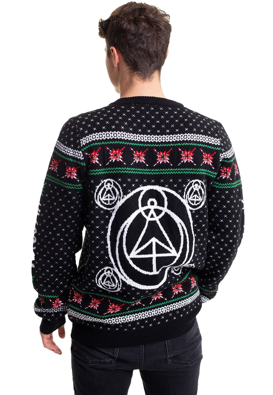 As I Lay Dying Shaped By Fire felpa winter knit nera