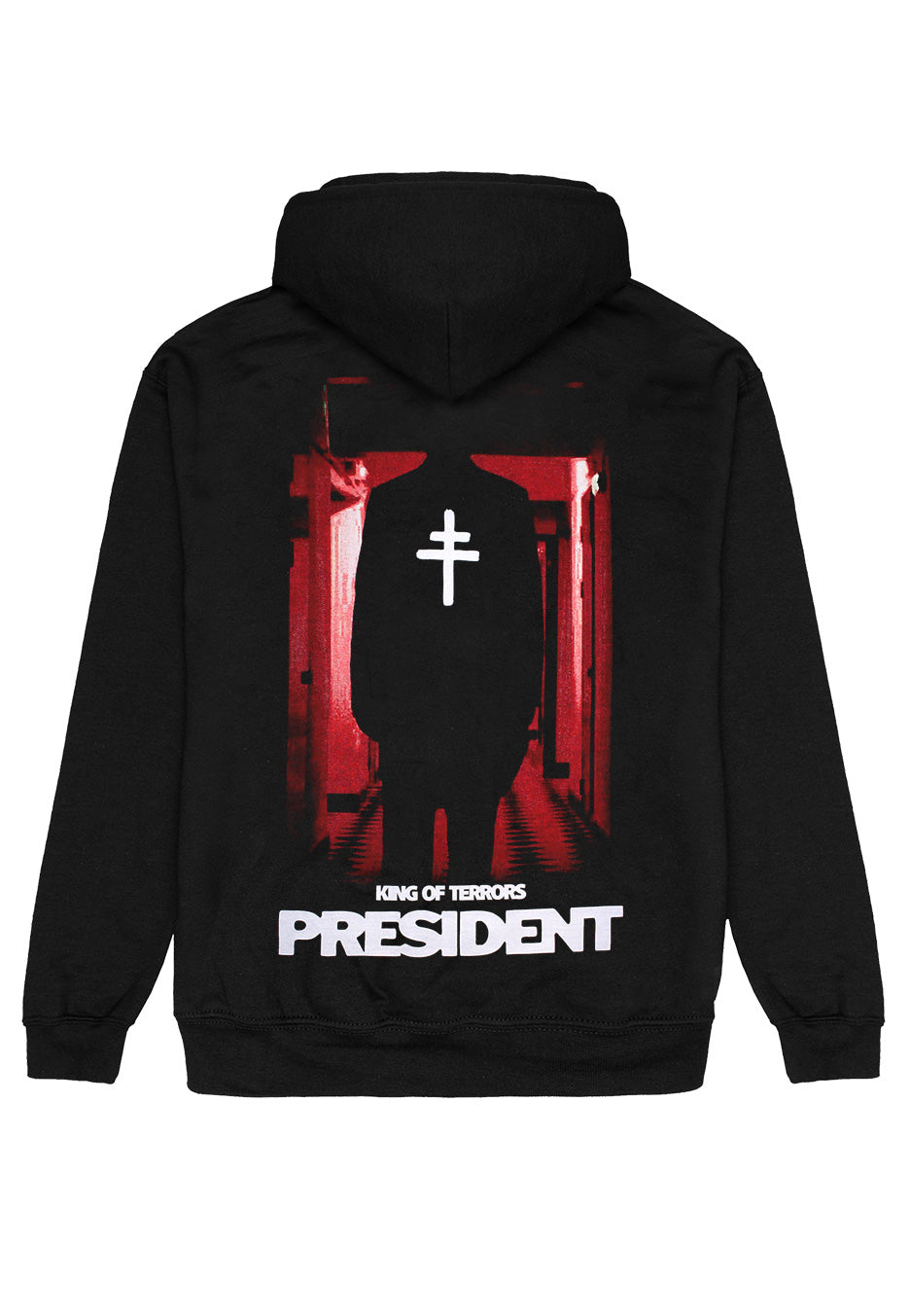 President King Of Terrors felpa con cappuccio nera