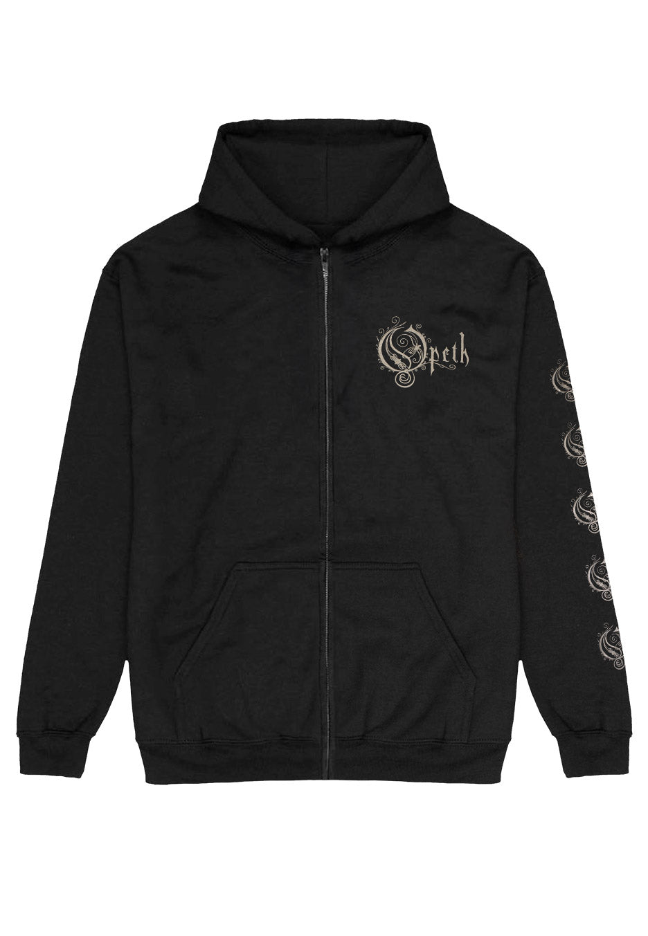 Opeth The Last Will And Testament felpa zip nera
