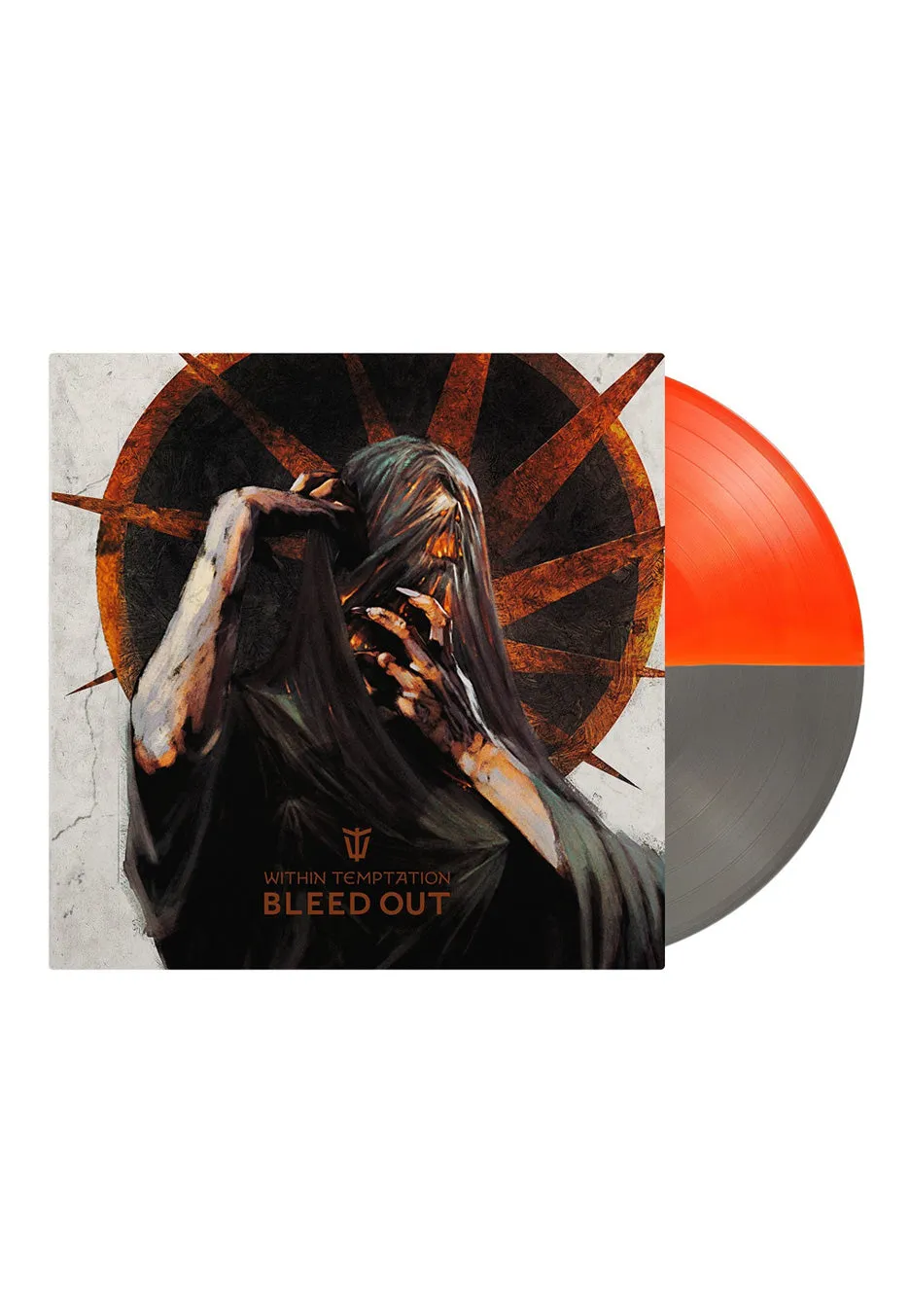 Within Temptation Bleed Out vinile LP silver orange split