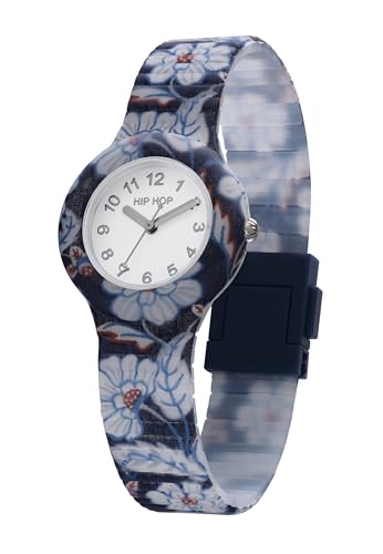 Hip Hop Winter Blossom orologio donna fiori silicone impermeabile