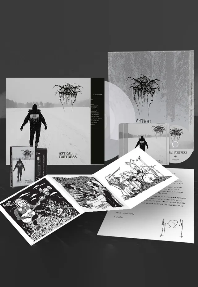 Darkthrone Astral Fortress Deluxe Boxset Vinile Clear