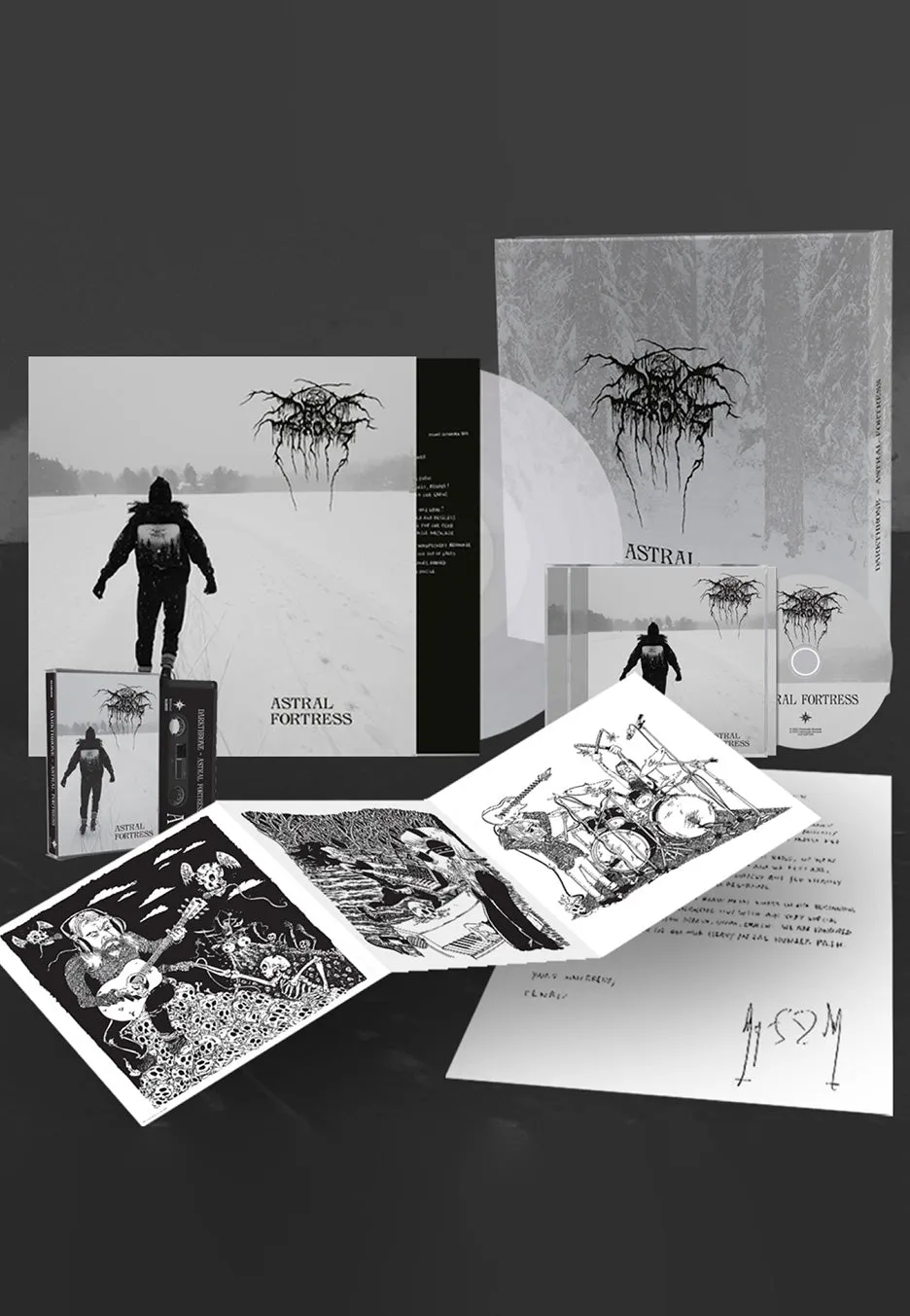 Darkthrone Astral Fortress Deluxe Boxset Vinile Clear