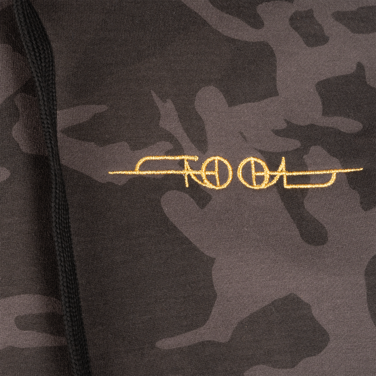 Tool Fear Inoculum Felpa Zip Camo Foderata Nera