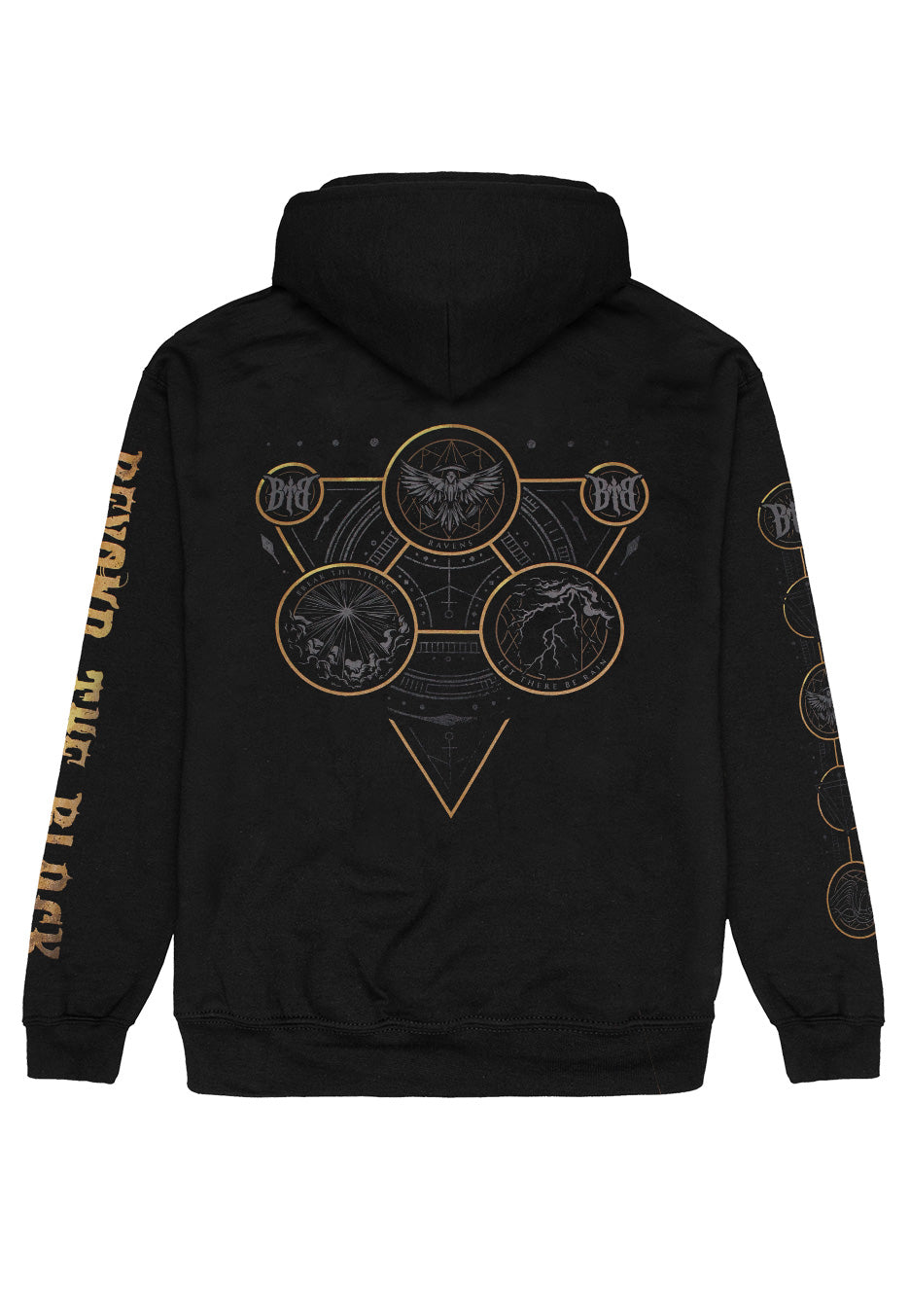 Beyond The Black Synergy felpa nera con cappuccio