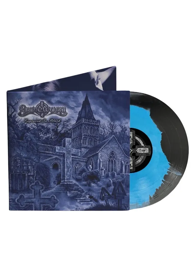 Graveworm Engraved In Black Vinile Blu Nero Ltd.