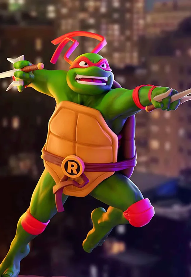 Turtles Raphaël figure action figure multicolore