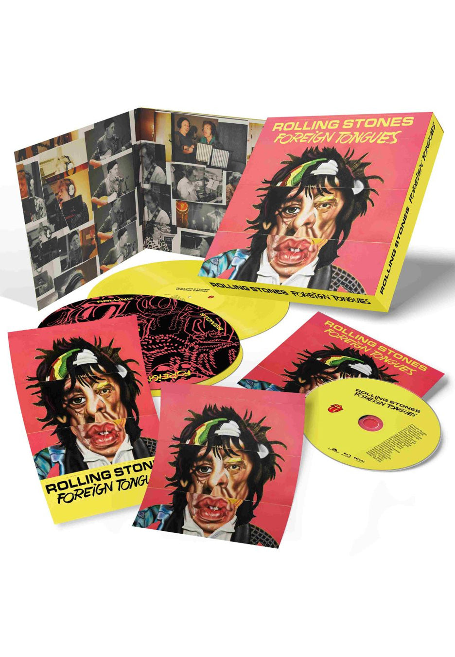 Rolling Stones Foreign Tongues box doppio vinile colorato