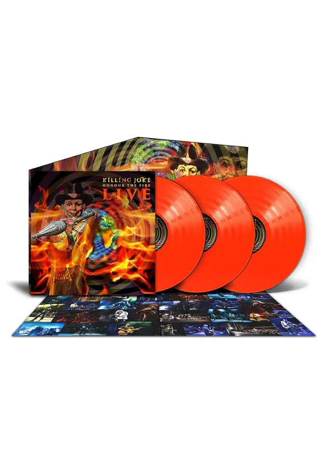 Killing Joke Honour The Fire Live vinile arancione 3 LP limitato