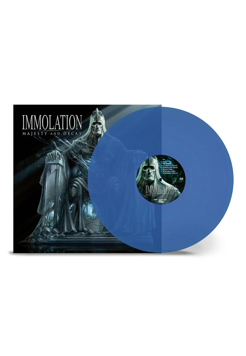 Immolation Majesty And Decay vinile LP blu trasparente limited