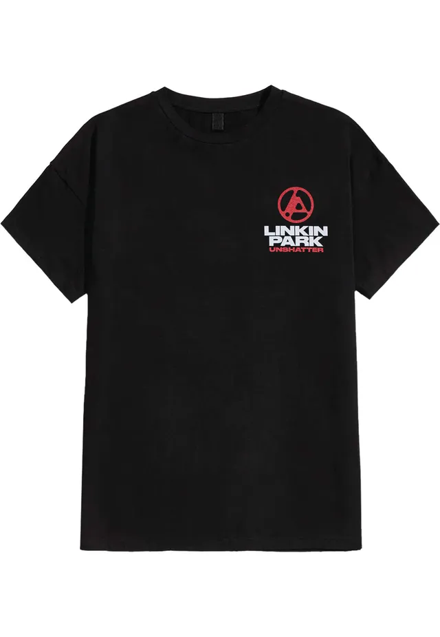 Linkin Park Unshatter Tracks T-Shirt nera nu metal