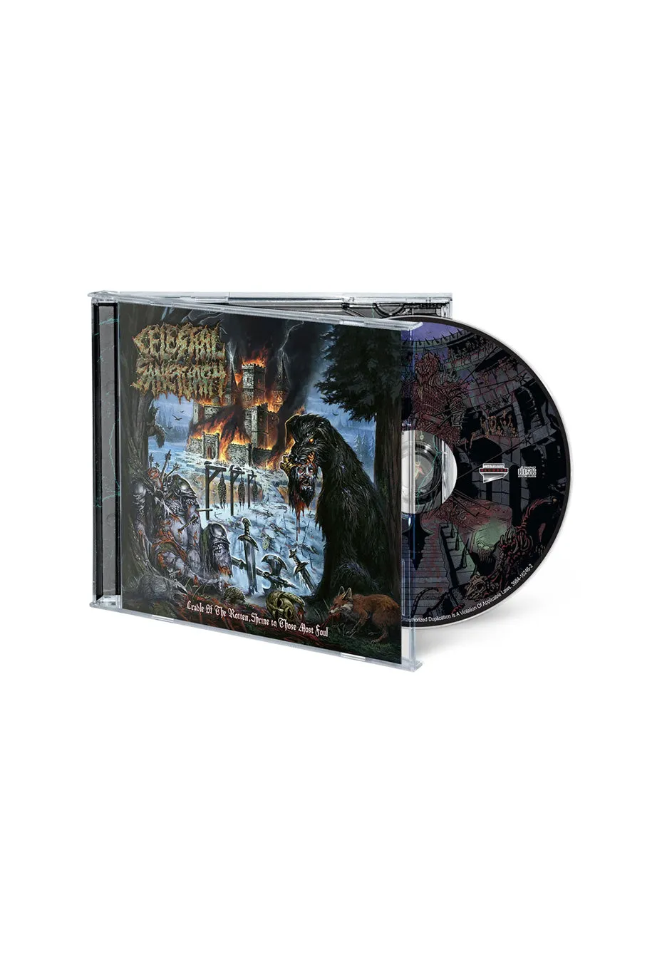 Celestial Sanctuary Cradle Of The Rotten Shrine CD death metal