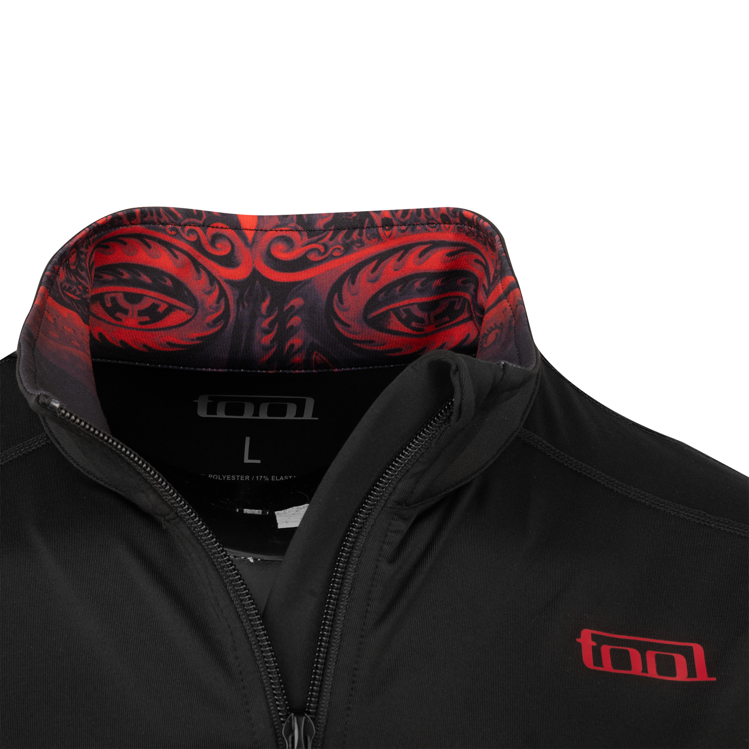 Tool 10,000 Days felpa quarter zip uomo manica lunga taglia L