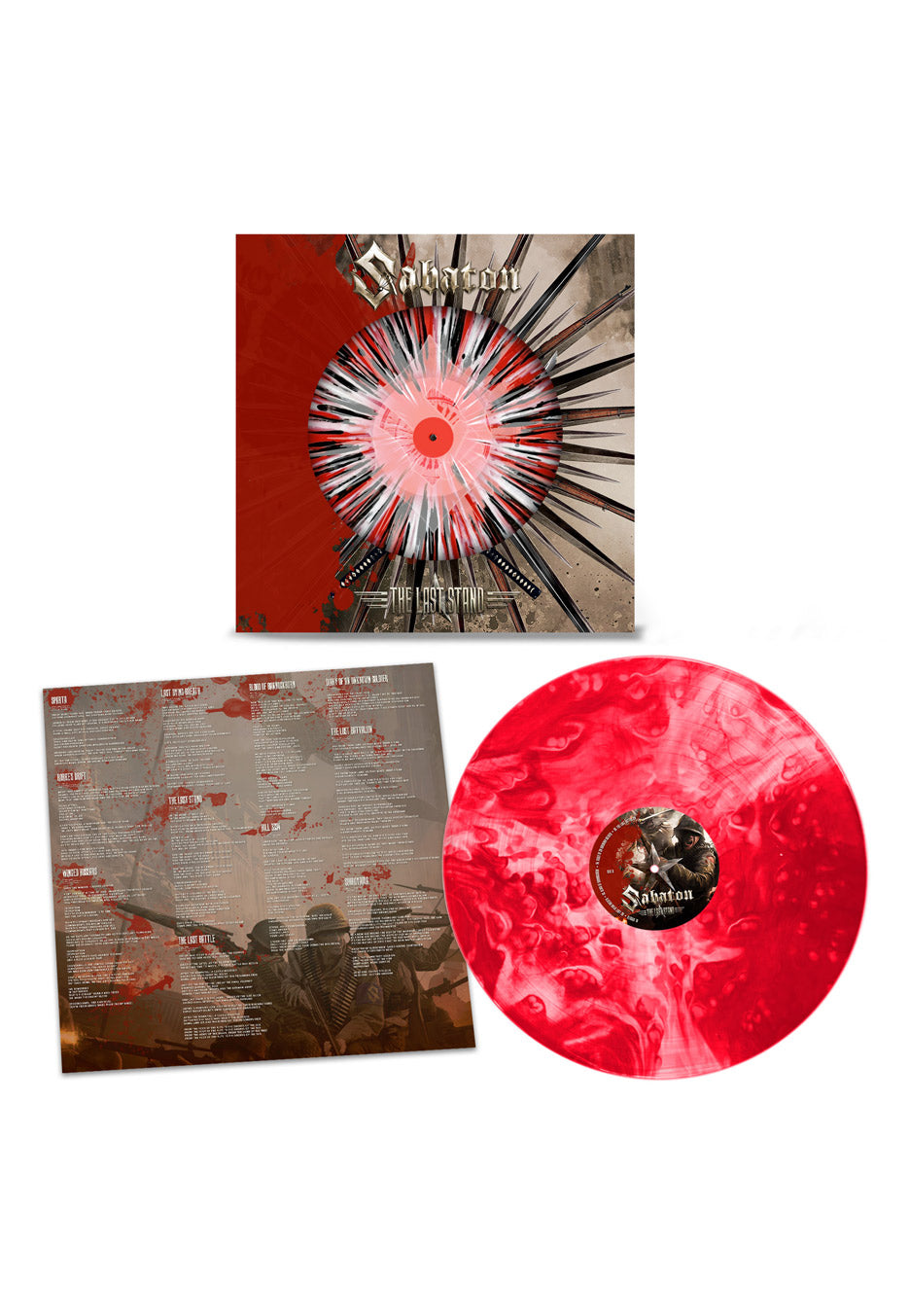 Sabaton The Last Stand 2 vinile marbled splatter