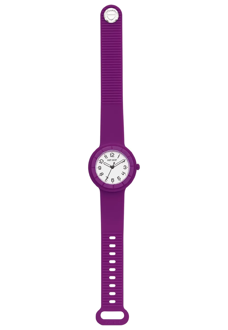 Hip Hop Hero.Dot Orologio Donna Silicone Viola 34 mm