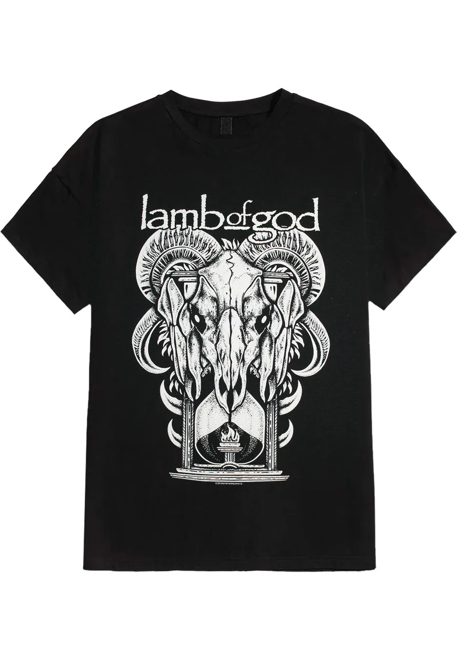 Lamb Of God Tempus Capra maglietta uomo nera manica corta