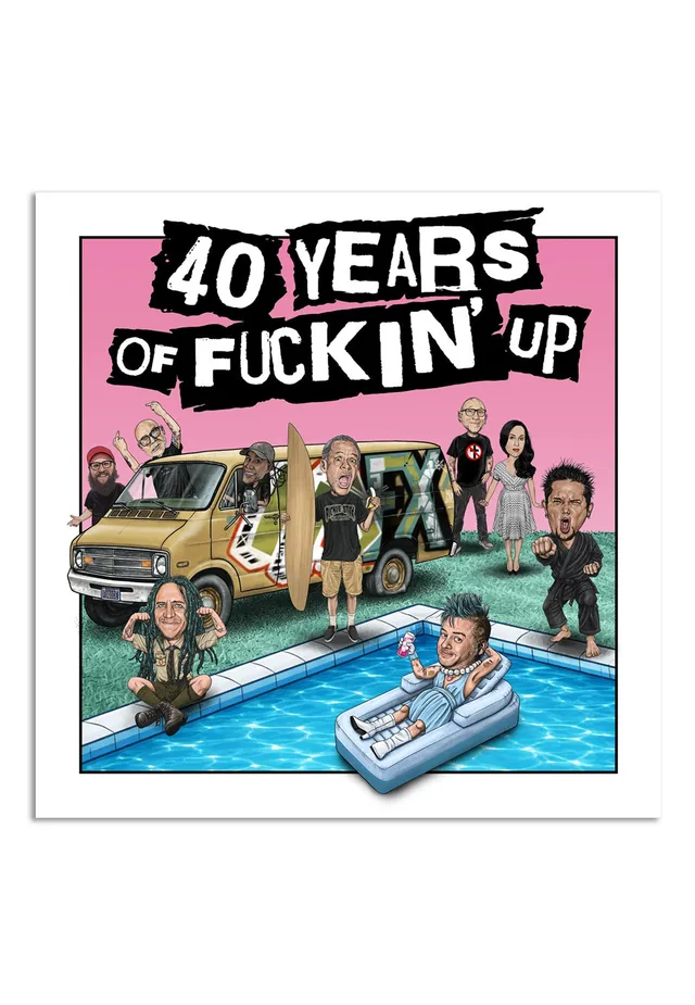 NOFX 40 Years Of Fuckin Up CD punk rock Fat Mike