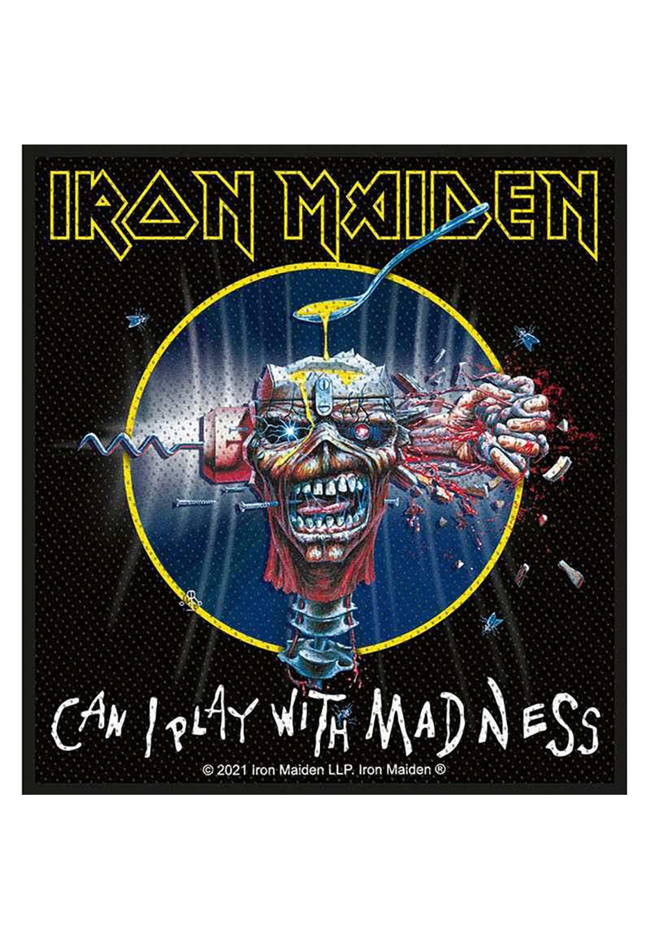 Iron Maiden Can I Play With Madness toppa nera taglia unica