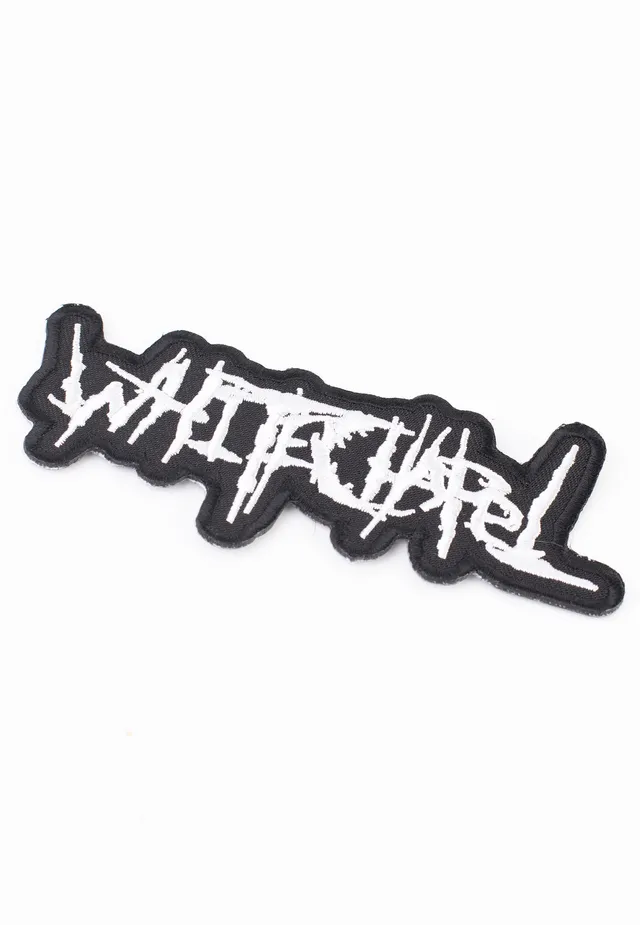 Whitechapel Shaped Old School Logo toppa nera deathcore