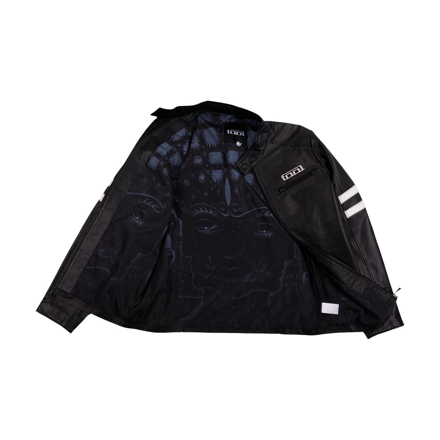 Tool 10,000 Days Banded Leather Jacket giubbotto pelle