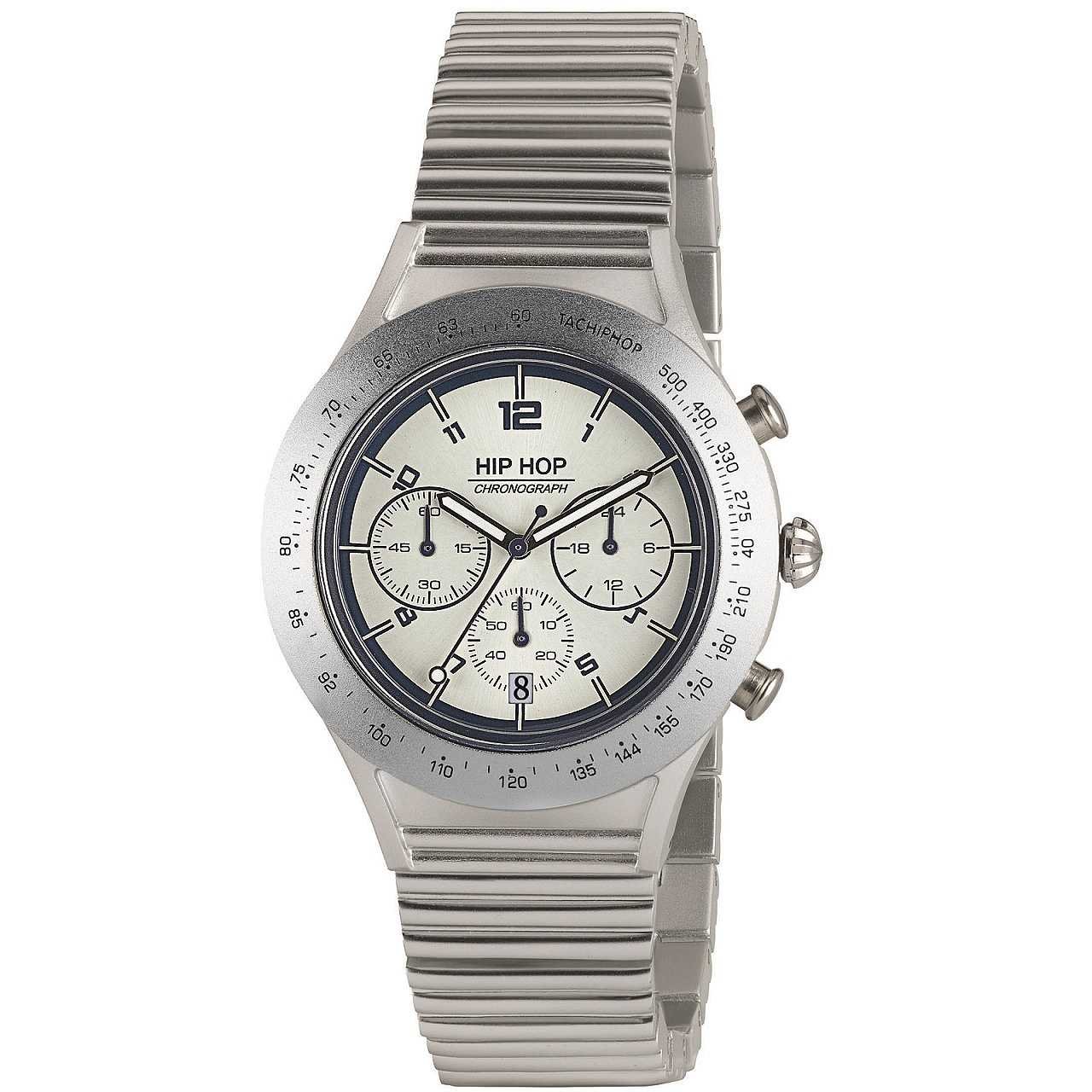 Hip Hop X Man HWU0730 orologio uomo alluminio bianco