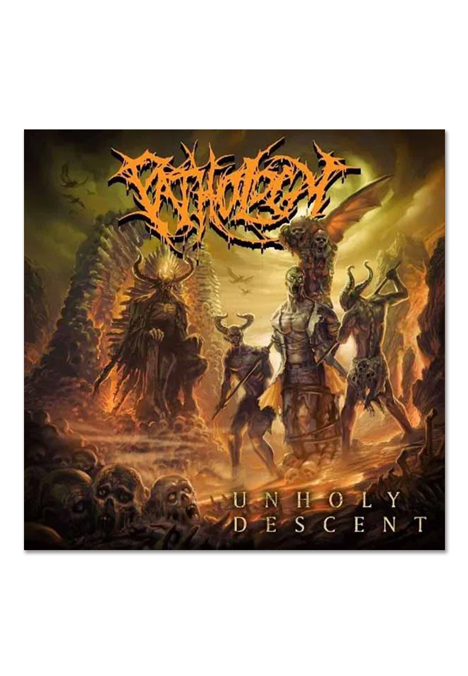 Pathology Unholy Descent LP Vinile Arancione Limited