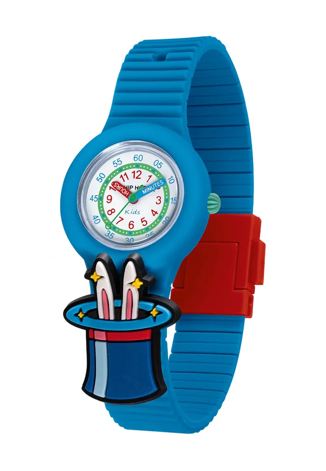 Hip Hop PinTastic Funny Circus orologio bambino silicone +5 pin