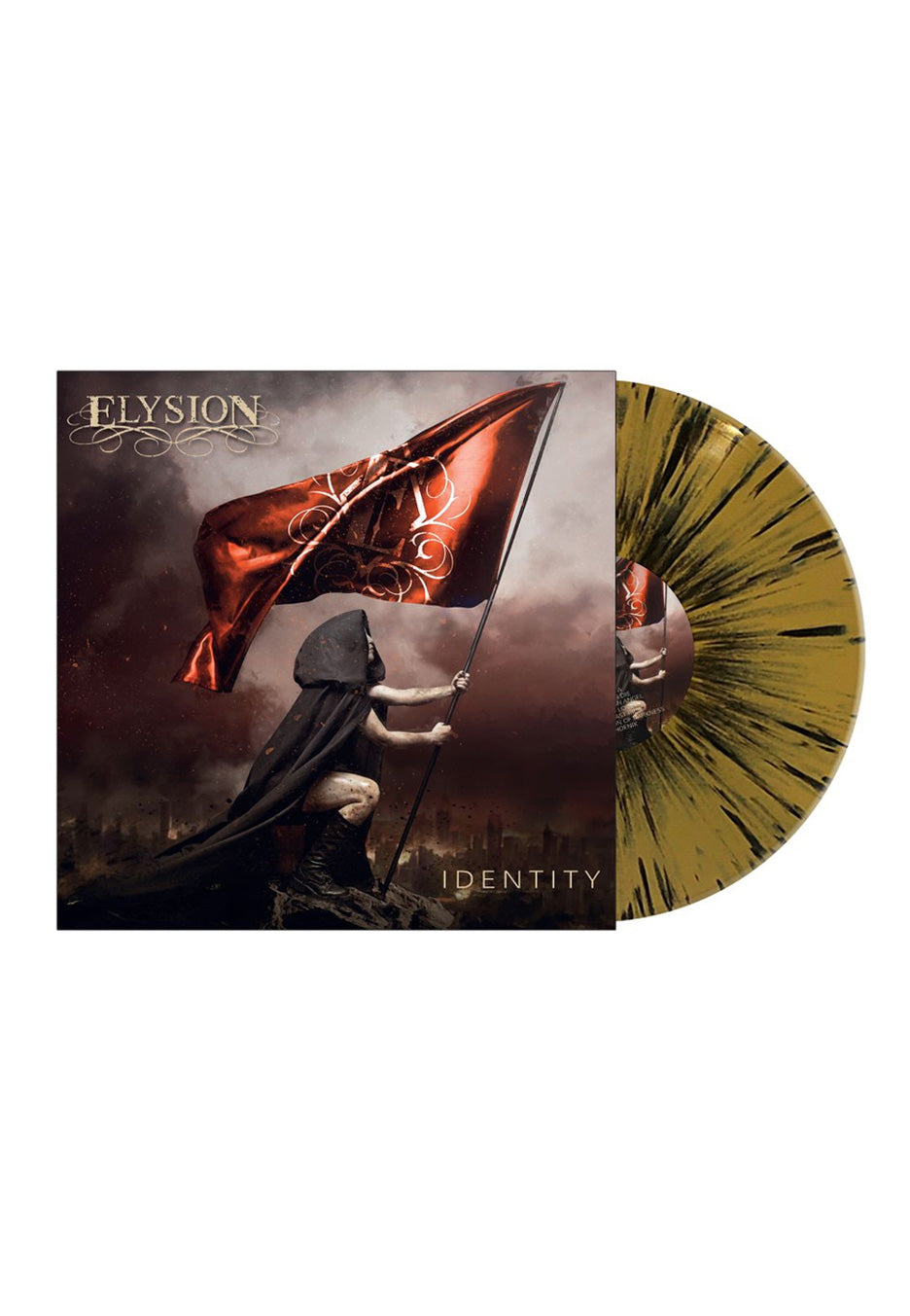 Elysion Identity vinile LP oro nero splatter gothic metal limitato