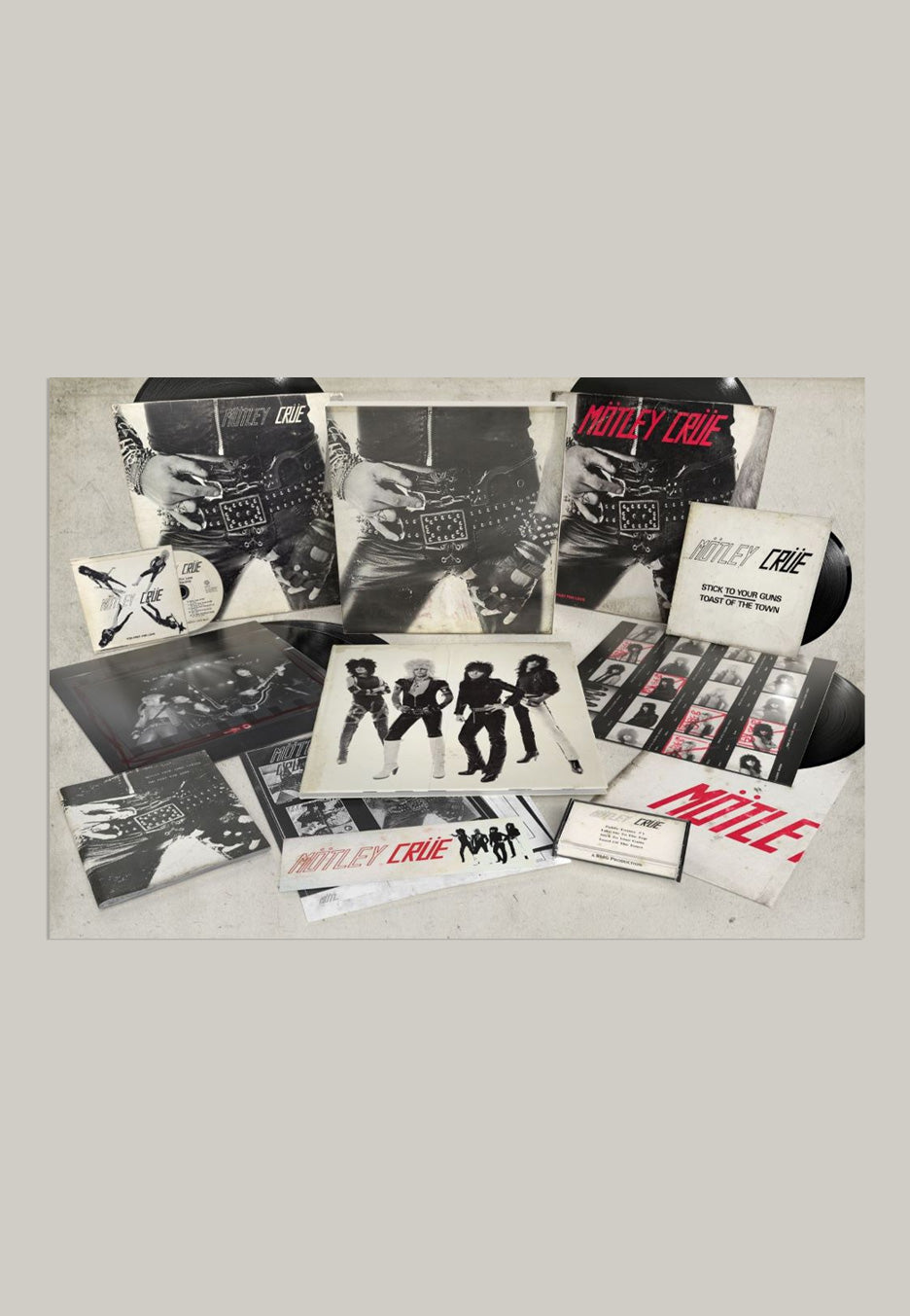 Mötley Crüe Too Fast For Love vinile boxset deluxe 45th