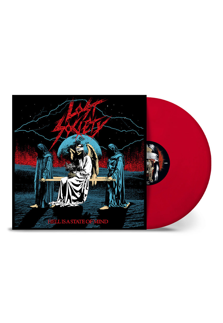 Lost Society Hell Is A State Of Mind vinile LP rosso thrash metal