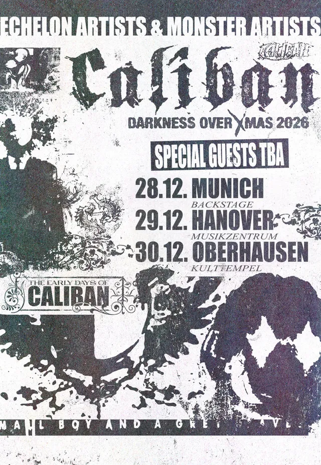 Caliban 28.12.2026 München biglietto concerto metalcore