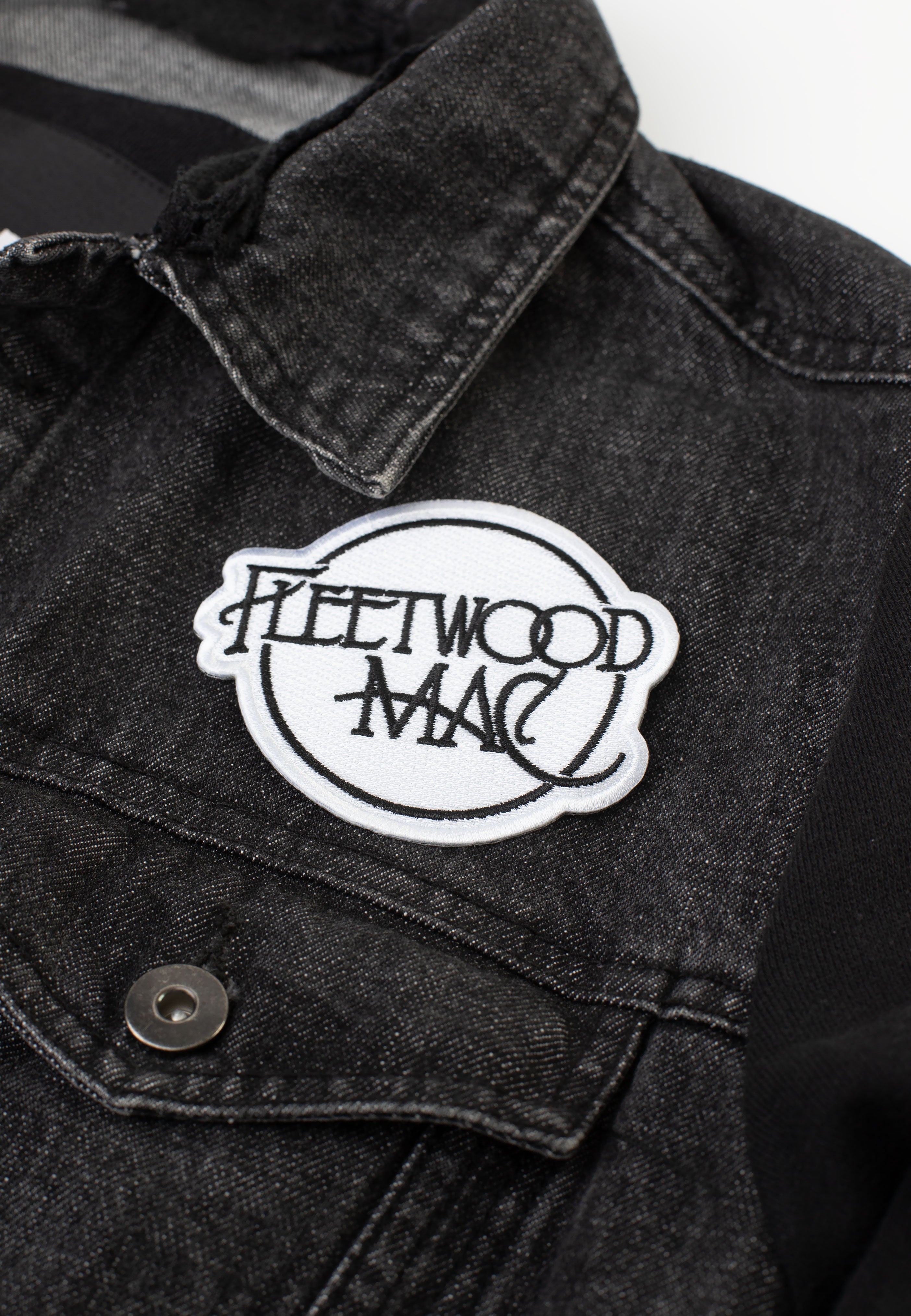 Fleetwood Mac Classic Logo patch bianca ricamata