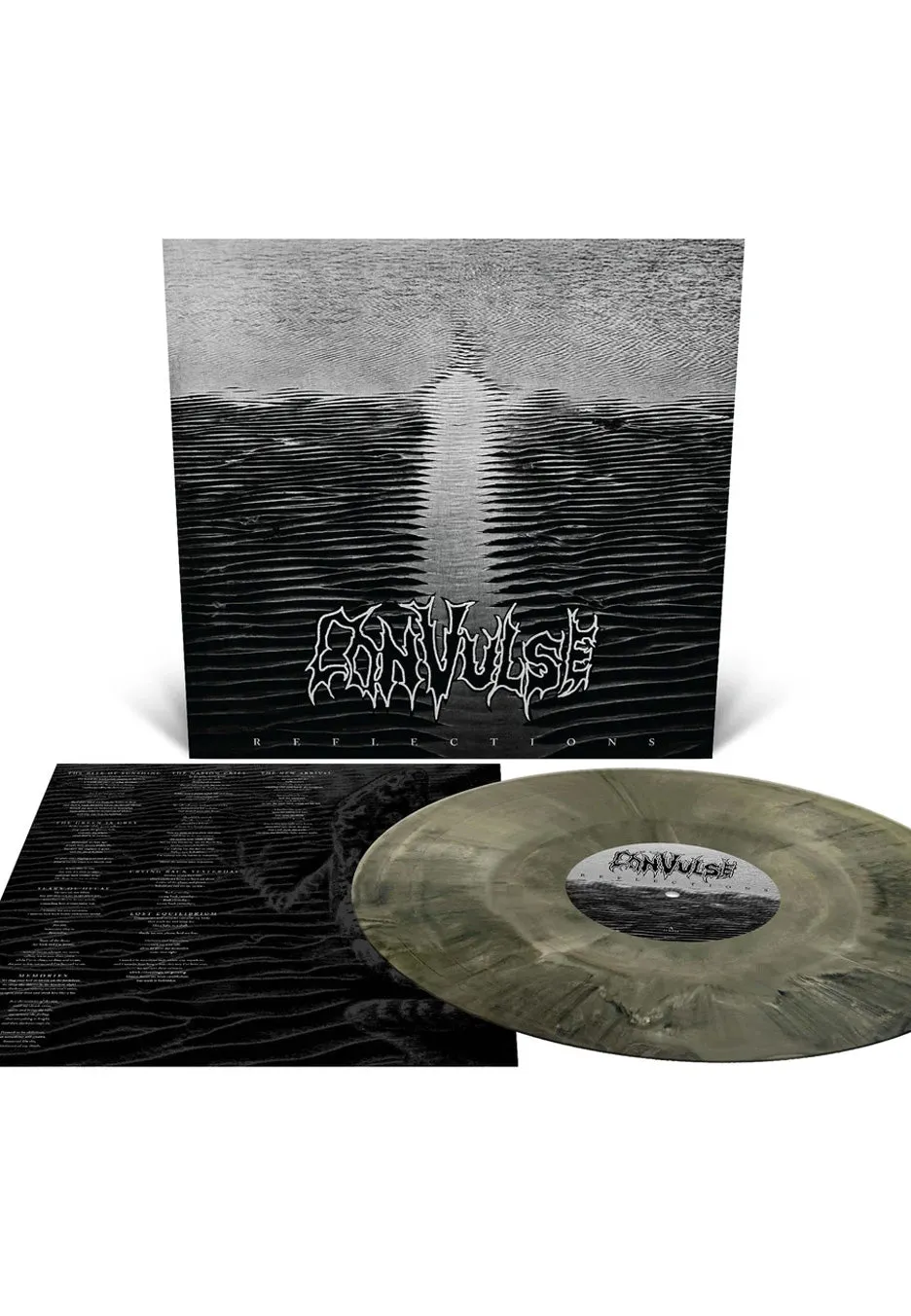 Convulse Reflections vinile LP bone white galaxy limitato