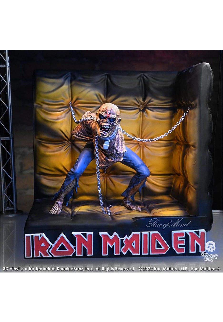 Iron Maiden Piece Of Mind statua 3D vinile da collezione