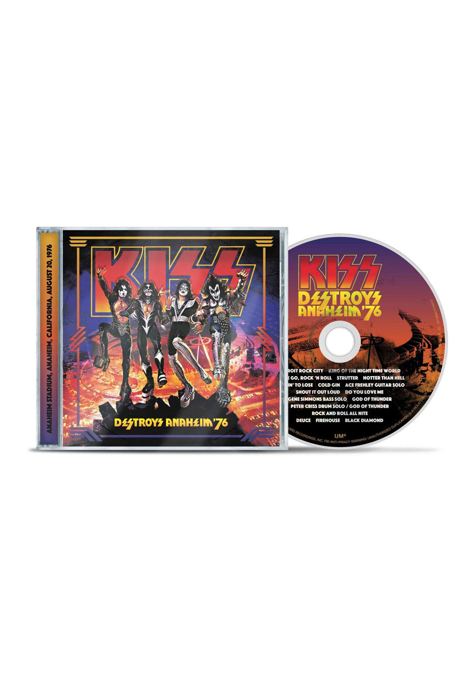 Kiss Destroyer Anaheim 76 CD live