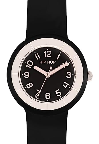 Hip Hop Hero.Dot orologio donna 34 mm nero silicone