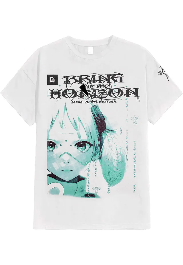 Bring Me The Horizon Nex Gen Anime White maglietta bianca