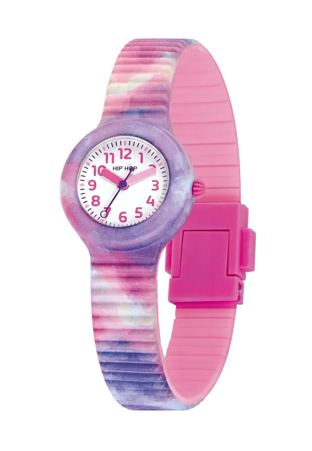 Hip Hop Kids Fun HWU1067 orologio silicone stampato multicolore