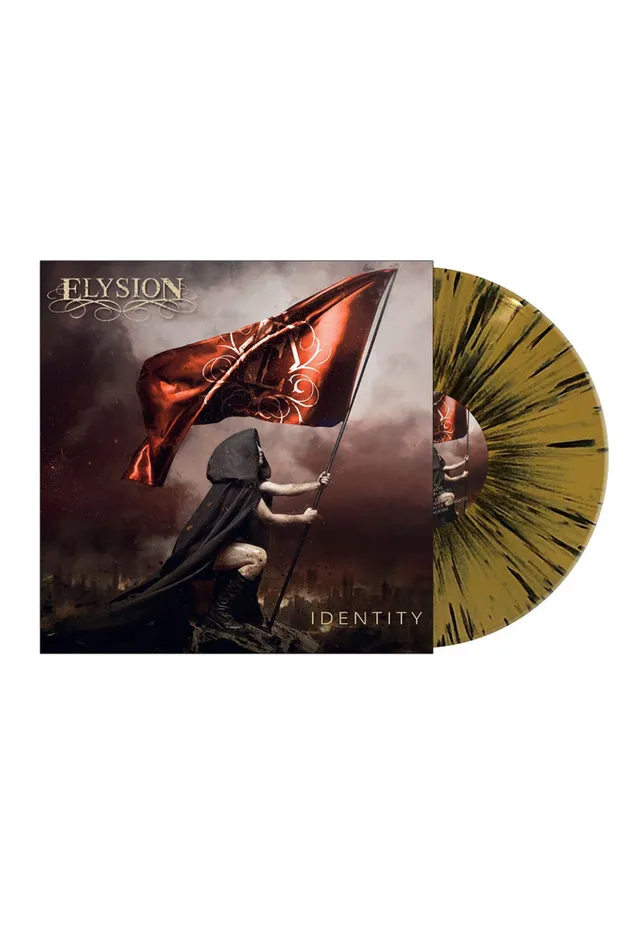 Elysion Identity vinile LP oro nero splatter gothic metal limitato