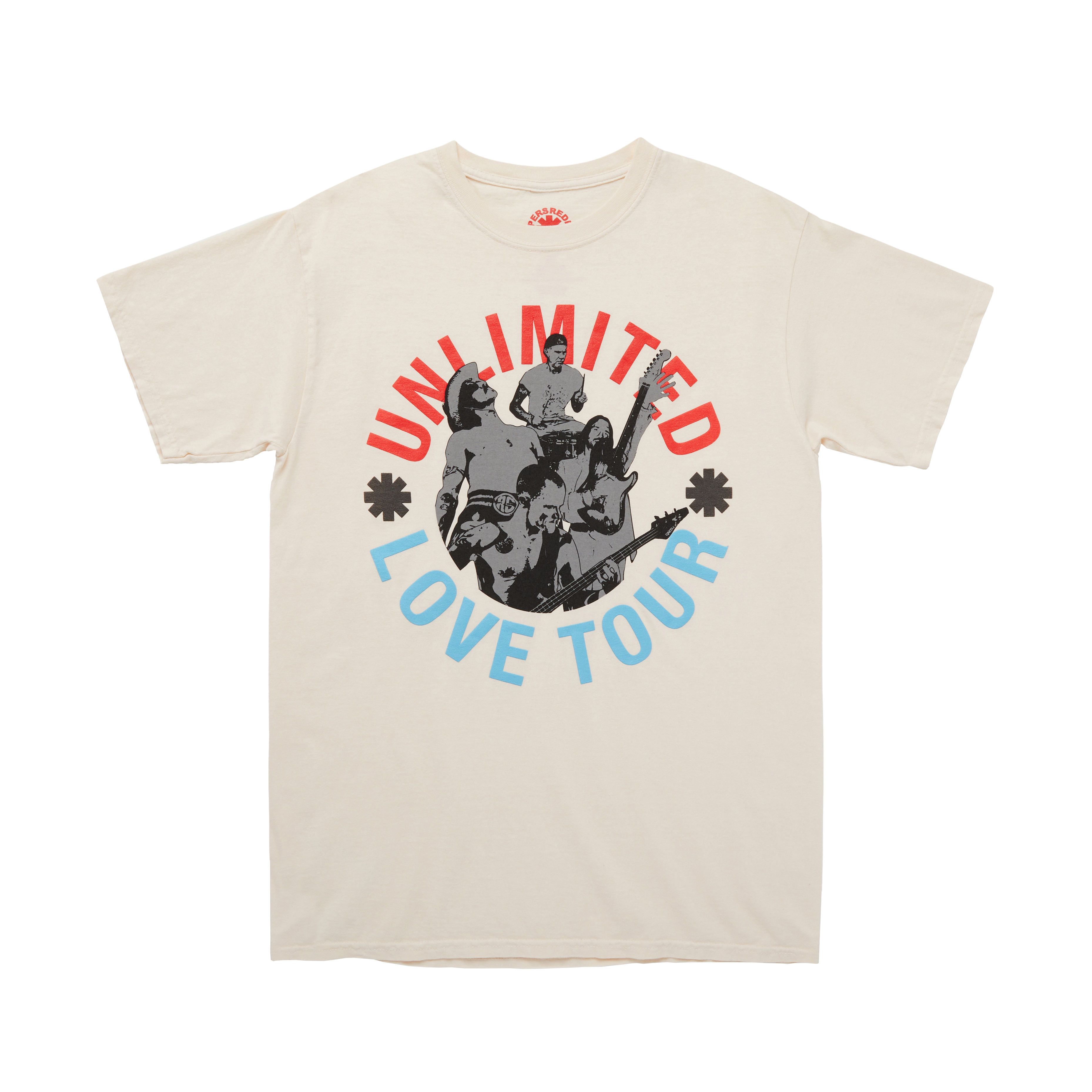 Red Hot Chili Peppers Unlimited Love Tee maglietta crema tour 2022