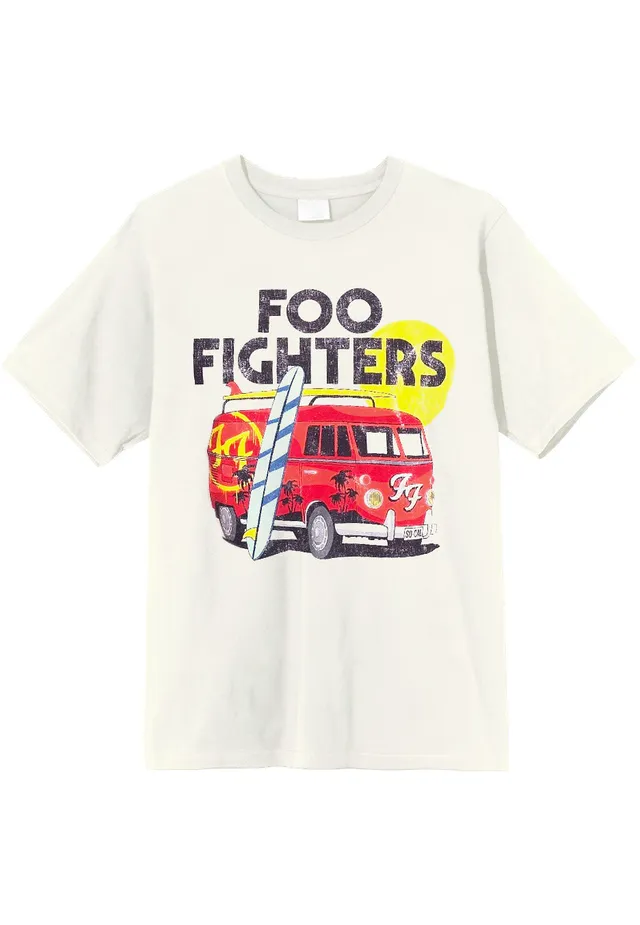 Foo Fighters Camper Van maglietta beige Vintage White