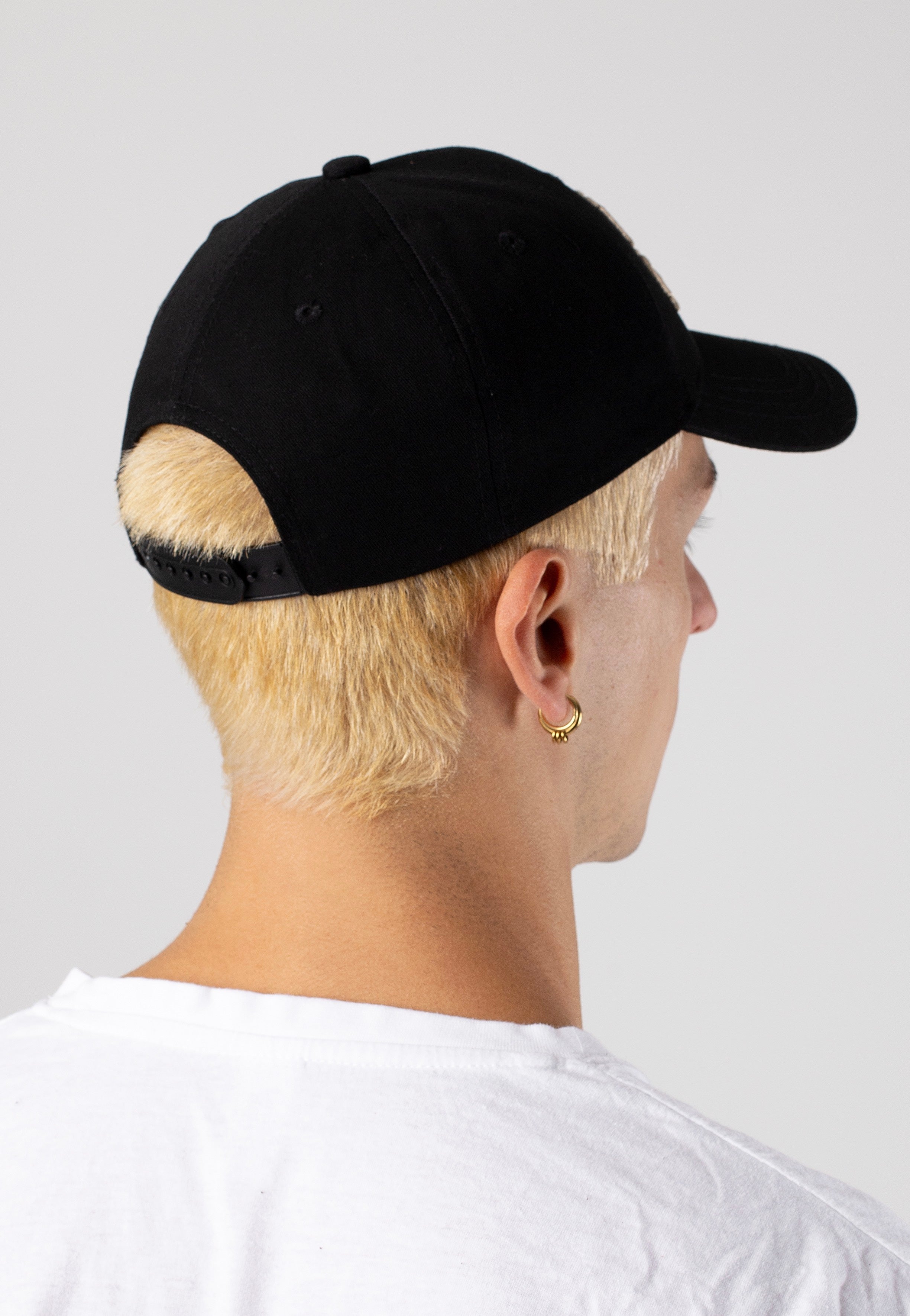 Black Sabbath Text Logo cappellino cap nero snapback