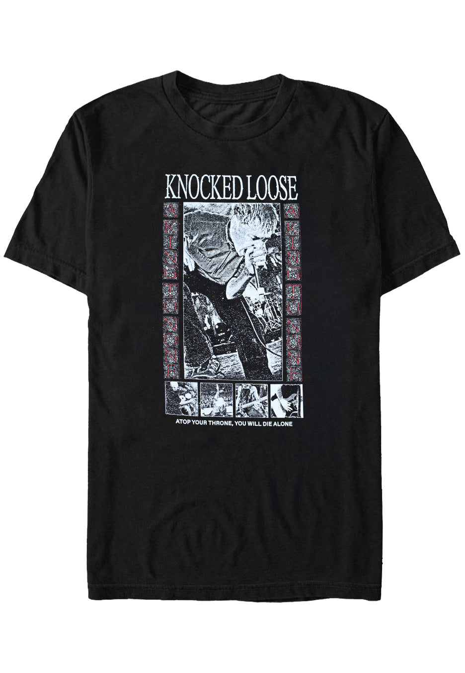 Knocked Loose A King To None maglietta nera manica corta taglia M